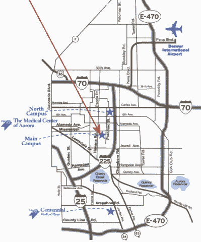 Aurora Medical Center Map